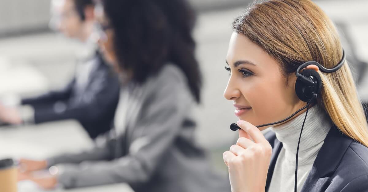 Atlanta customer service agent answering calls