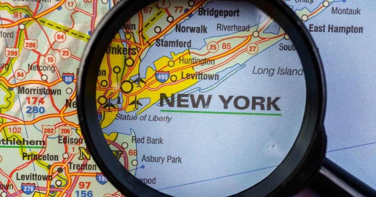 New York map